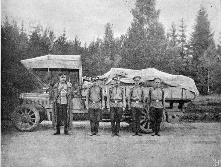 Saurer A3-TS 30 PS. 3 t на испытаниях в России в 1911 (илл из статьи https://gruzovikpress.ru/article/1151/)
