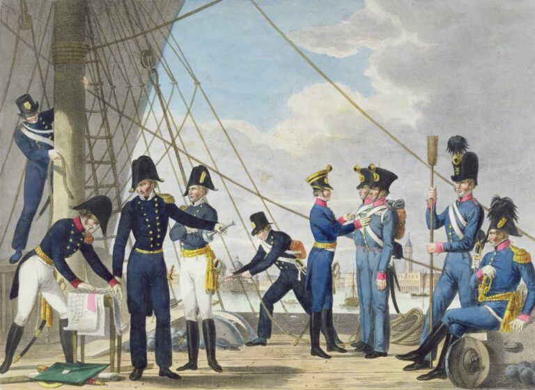 Австро-венгерские моряки и морская пехота, 1820-е годы