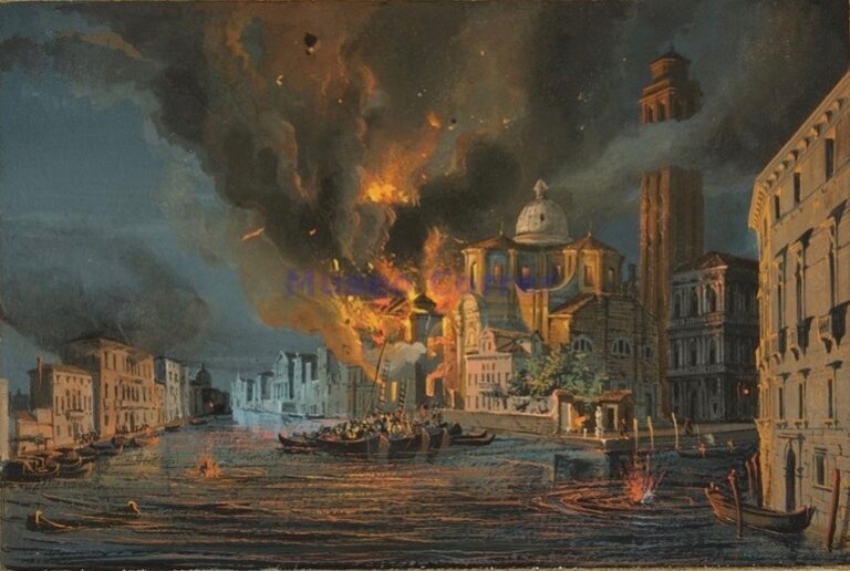 Венеция под австрийским обстрелом, 1849 год