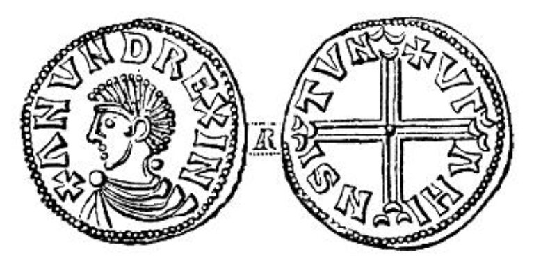 Монета с изображением Анунда Якоба Углежёга.