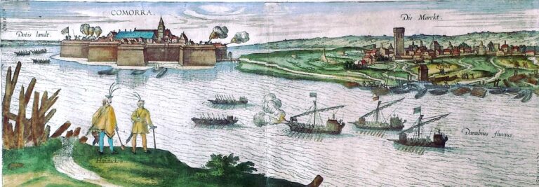Чайки на Дунае в районе Комарома, 1597 год