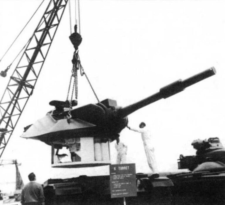  Установка башни «К» на усовершенствованный корпус танка М60 
