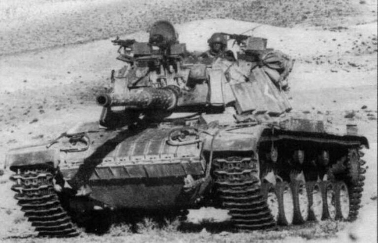  «Магач 6В» со стальными гусеницами, заимствованными у танка «Меркава»