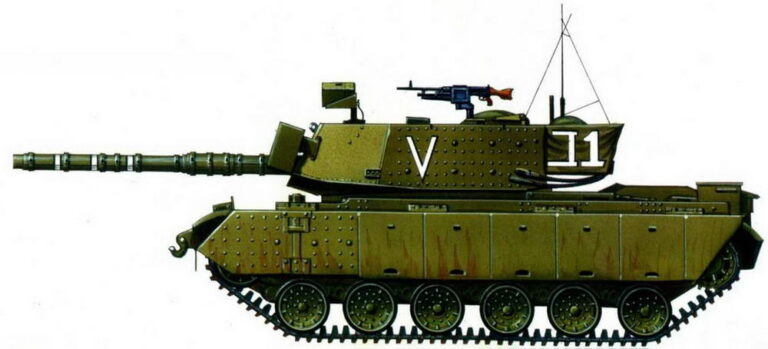  Танк «Магач 7С» Армии обороны Израиля. 1994 г.