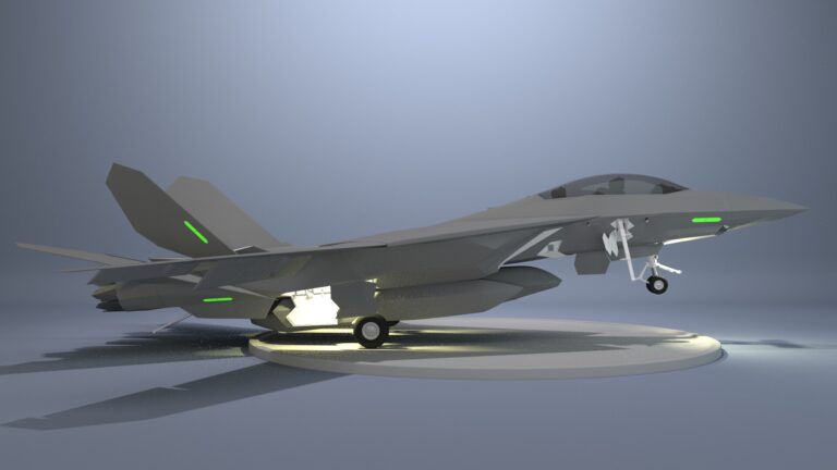 Американский истребитель пятого поколения с крылом изменяемой стреловидности. F-114 Stealth-Tomcat