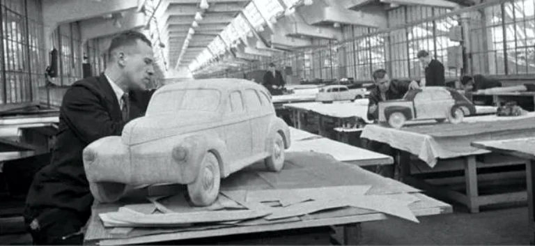 Работа над макетами перспективных автомобилей в КЭО ГАЗ. 1939 год