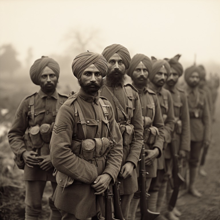 Британские солдаты индийского происхождения в Иране