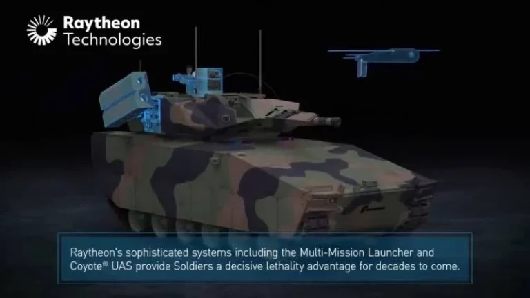 Lynx OMFV и ее вооружение - выделены ДУБМ и универсальная пусковая установка