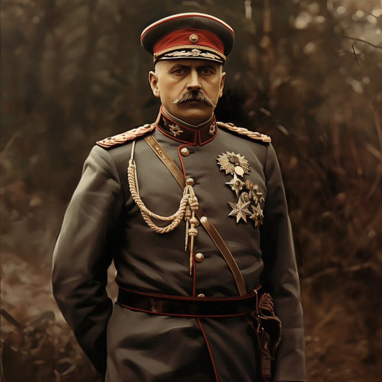 Командующий болгарской армией генерал Фердинанд Великов
