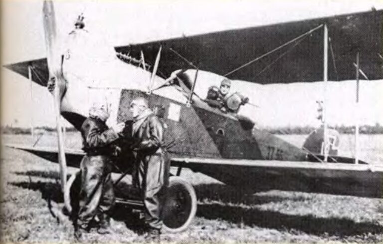 самолет-разведчик Aviatik (Berg) C.I (37.49) из состава авиароты Flik 22D