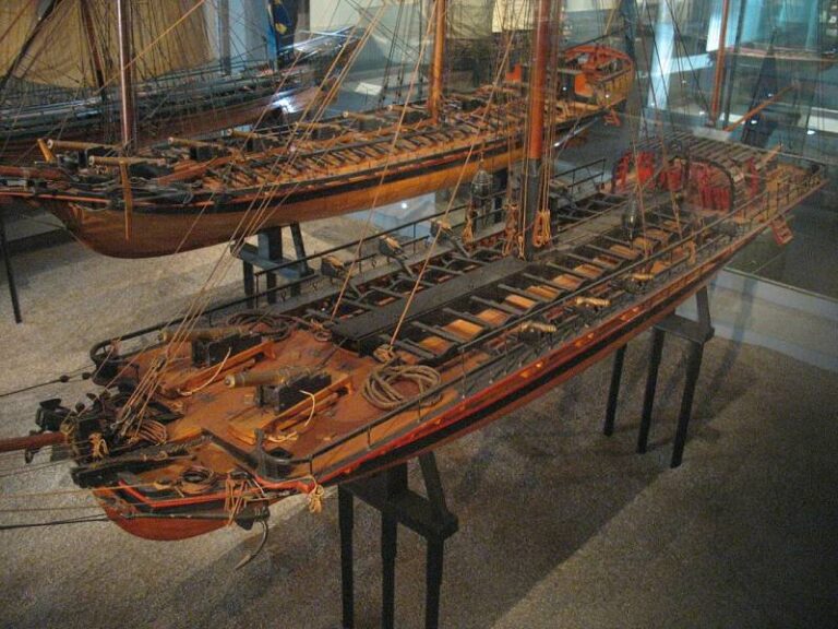 Пояма Brynhilda. Модель в шведском морском музее.