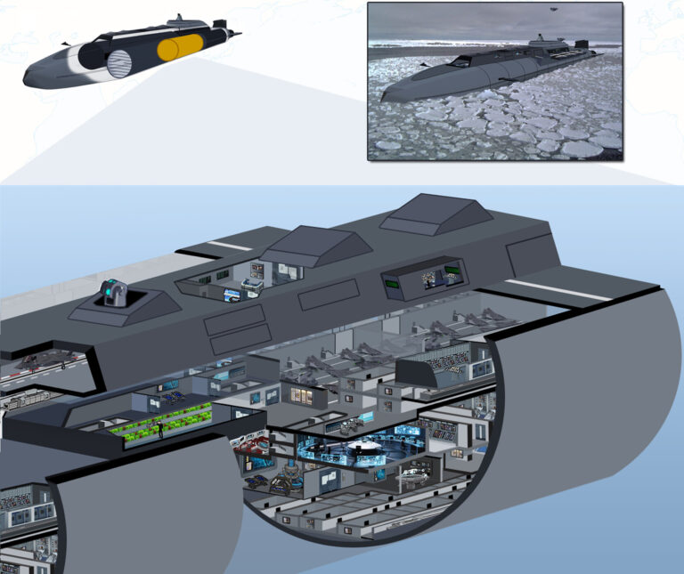 Каким будет подводный авианосец будущего для ВМС США