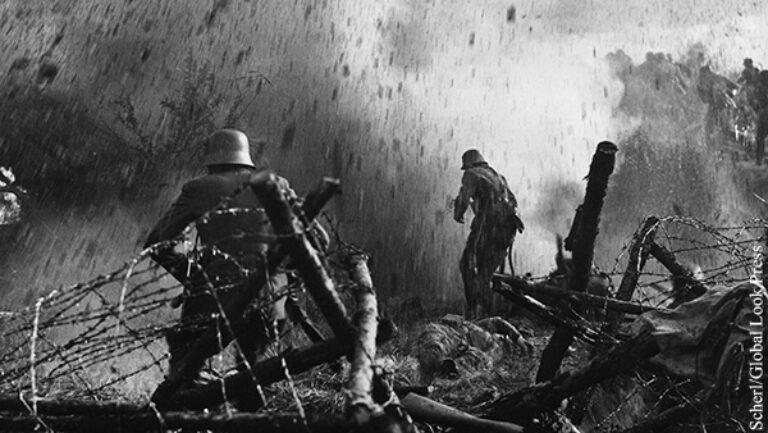 Германская пехота во время штурма Верденских позиций