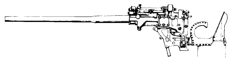 Английская 40-мм (2-фунтовая) танковая пушка. Длина ствола в калибрах L/57, скорость снаряда - 854 м/с. Год принятия на вооружение - 1935
 