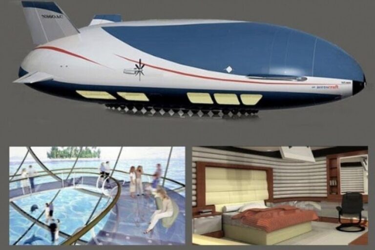 Дирижабль-яхта от уже знакомого нам AerosCraft.