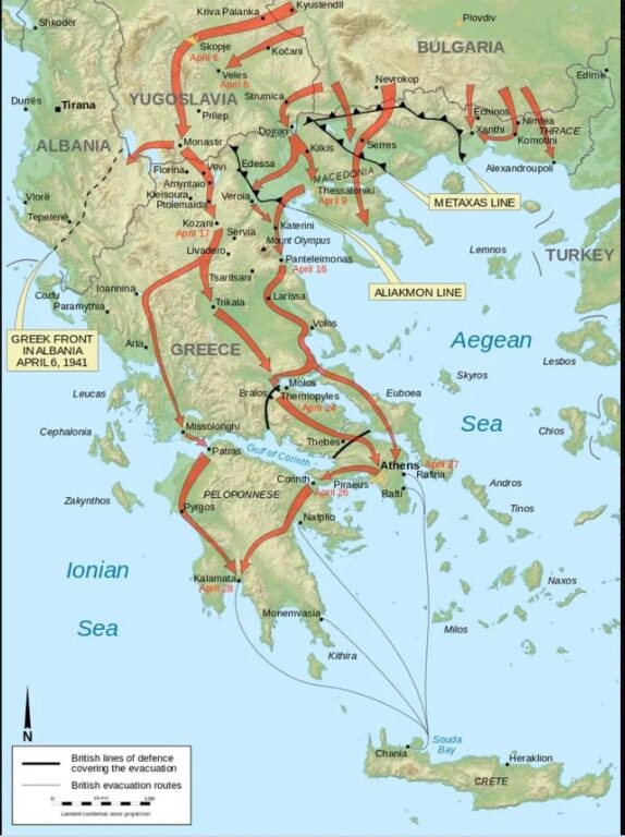 Греция 1941. Часть 1. Начало войны на юге
