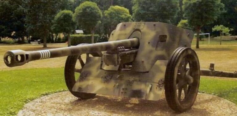50-мм противотанковая пушка 5 cm Pak. 38 в музейной экспозиции