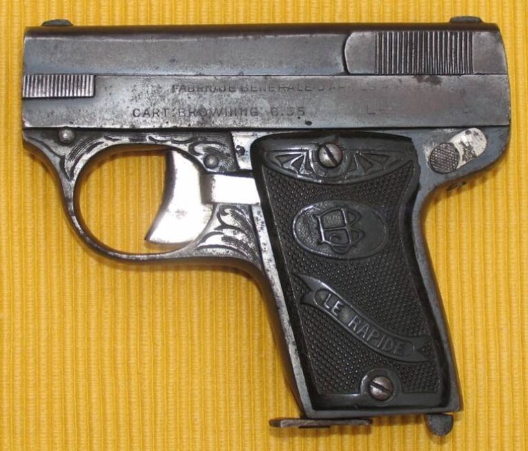 Пистолет «Ле Рапид». Вид слева