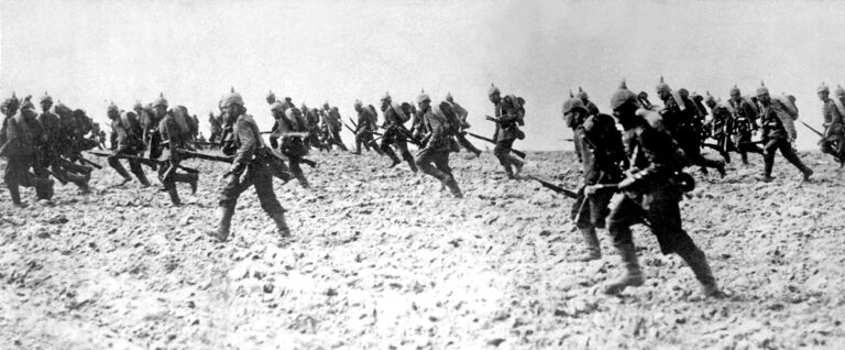 Немецкая армия во время наступления во Фландрии