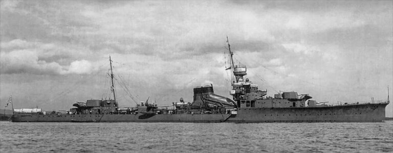 Японский крейсер «Юбари» - прообраз японских тяжелых крейсеров