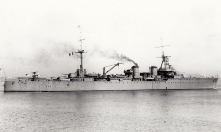 Легкий крейсер «Примоге» - третий корабль типа «Дюге Труэн», 16 октября 1929 года