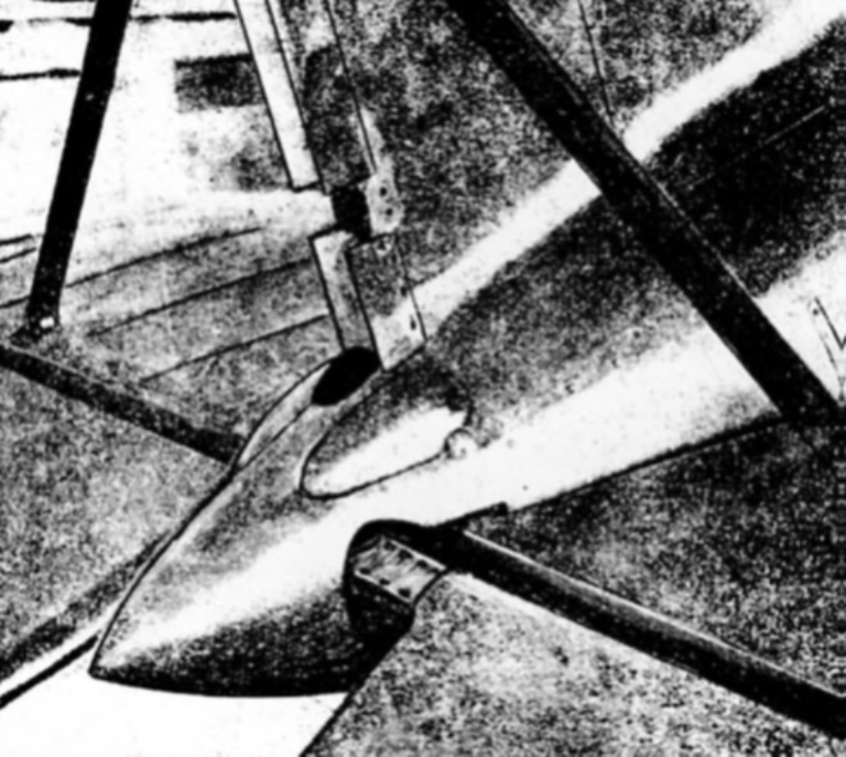 Соединение хвостового кока и основной деревянной части фюзеляжа, а также подкосы оперения самолета И-3. Рисунок из книги: Маслов М. Первые истребители СССР – от И-1 до И-5
