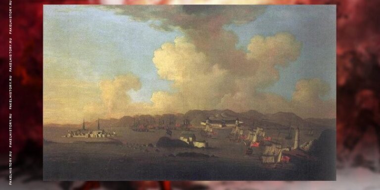 Типичный колониальный пейзаж, Луисбург в 1745 году