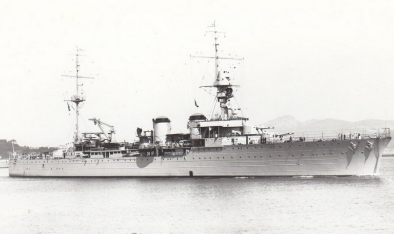 Легкий крейсер «Ламотт-Пике» в 1928 году