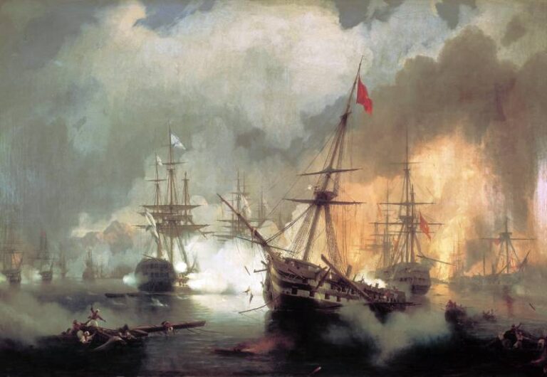 Сражение при Наварине, 1827 год.