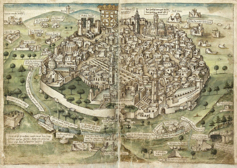 Иерусалим на средневековой карте