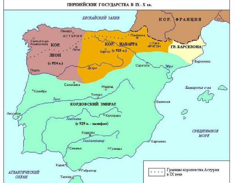 Христианские государства Испании и Кордовский эмират