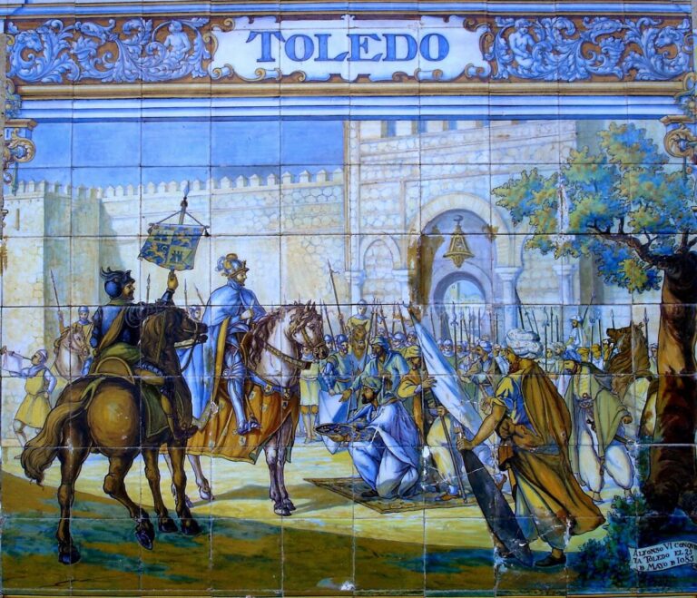 Король Альфонсо вступает в Толедо