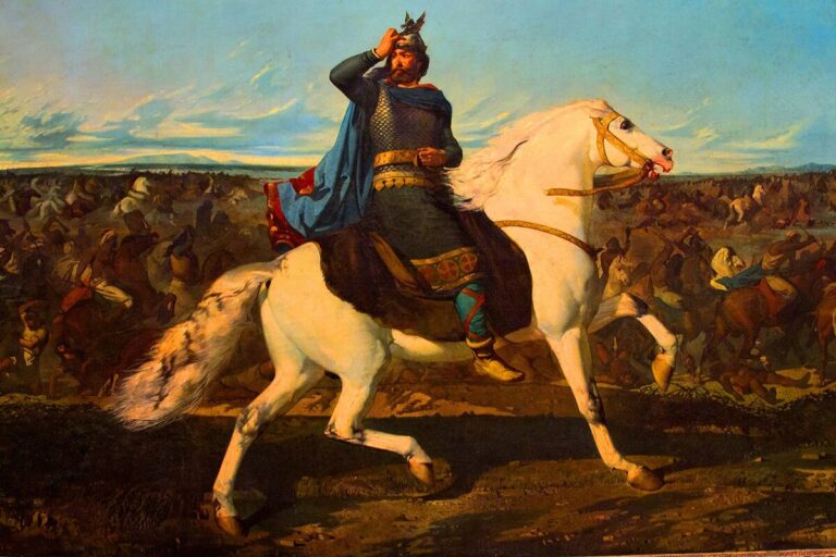 Марселино де Ункета-и-Лопес. Король Родерих на поле боя.