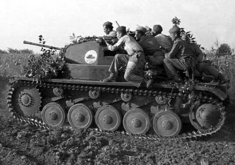 Лёгкий танк Pz.Kpfw.II на учениях Югославской народной армии