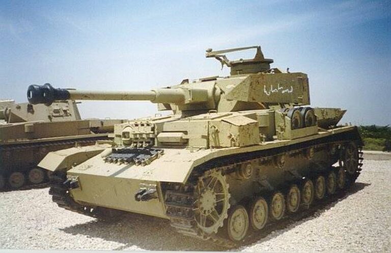 Сирийский Pz.Kpfw.IV Ausf. J в танковом музее в Латруне