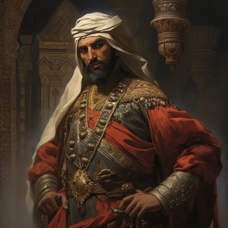 Арабский халиф Аль-Валид I ибн Абдул-Малик