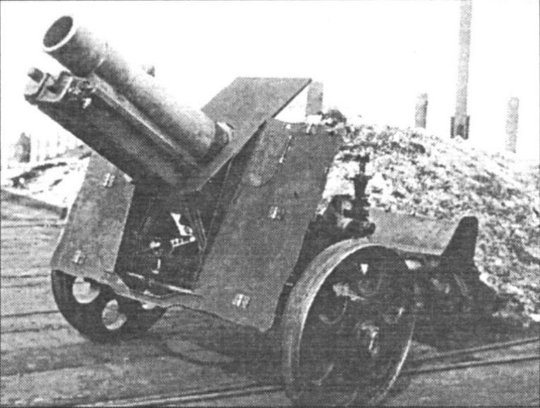 Немецкий лафет для советской артиллерии