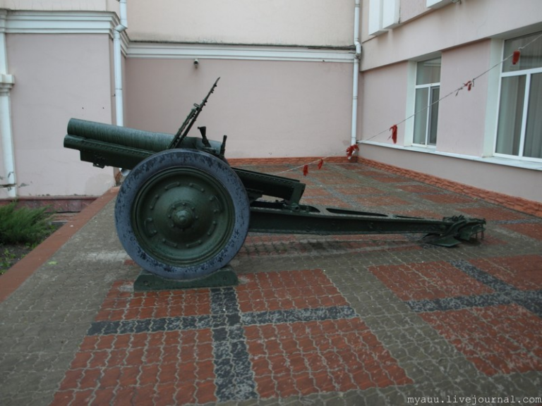 Немецкий лафет для советской артиллерии