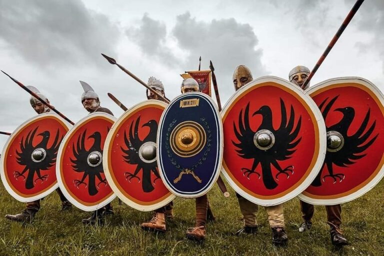 Herculiani Seniores - элитный отряд телохранителей, созданный Диоклетианом. Современная реконструкция.