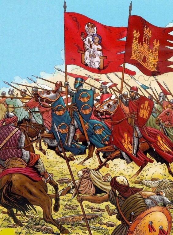 Атака испанских рыцарей