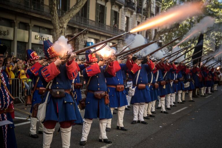 Празднование 11 сентября - Национального дня Каталонии (Диада).