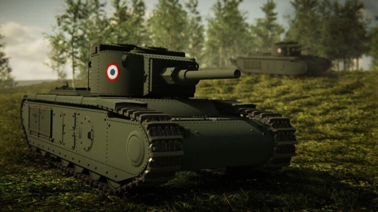 Танк остановивший блицкриг. Альтернативный тяжёлый танк FCM B26. Франция