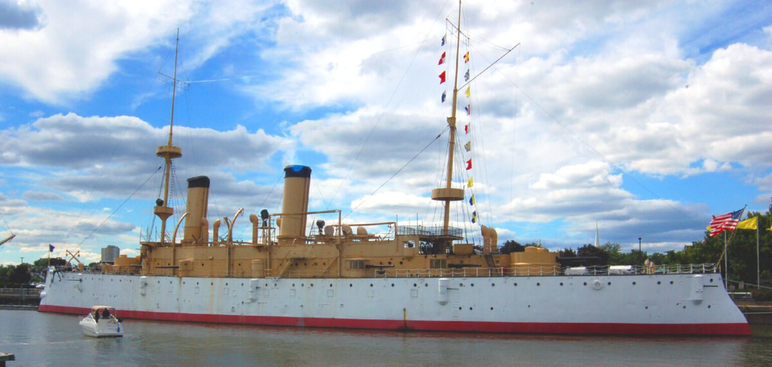 The cruiser aurora is a museum