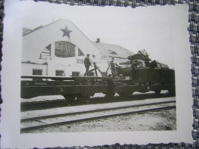 Станция “Столбцы”(Минская область), лето 1941 года. Фото с форума fortification.ru