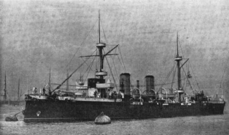Крейсер Veinticinco de Mayo около 1910 г