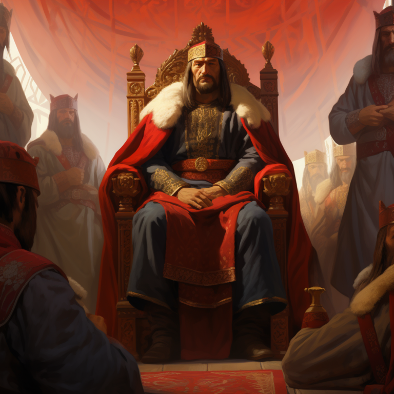 Верховный правитель монгол Бату-хан
