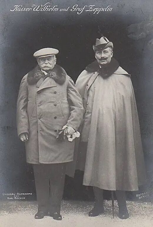 Граф Фердинанд фон Цеппелин и кайзер Вильгельм II