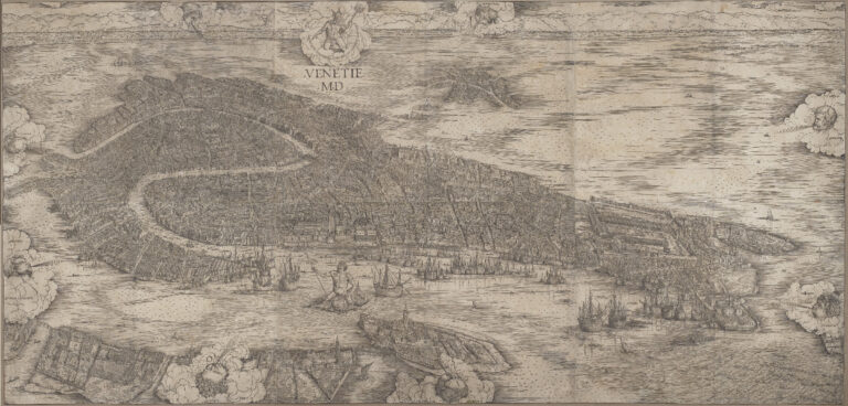 Карта Венеции на 1500-й год