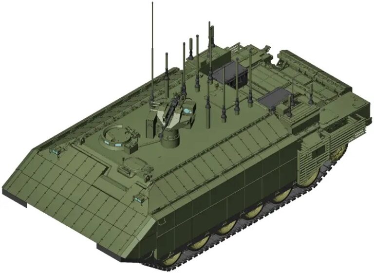 Патентное изображение промышленного образца «Машины управления на танковом шасси». Источник: new.fips.ru