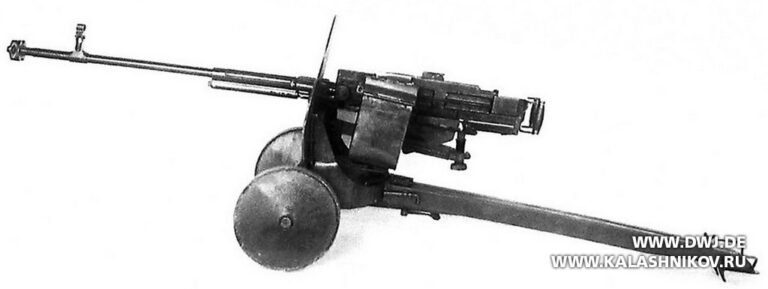 Опытный 14,5 мм пулемёт ТКБ-297П Салищева-Галкина (СССР. 1942 год)